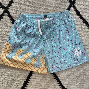Baseball lifestyle 101 ice cream cotton candy Shorts adult M/32W